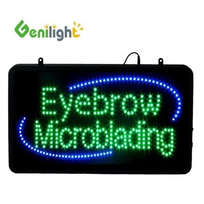 Gepersonaliseerd Acryl Front Board Genilight LED Neon Sign voor oogverzorging 22 * 13 inch CE RoHS