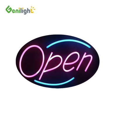 Veelkleurig LED open winkelbord Helder oog-vangend voor zakelijke promotie