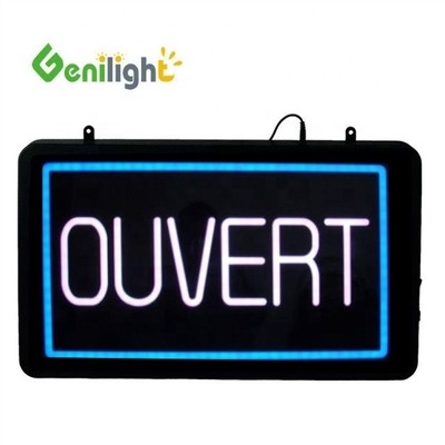 Veelkleurig LED open winkelbord Helder oog-vangend voor zakelijke promotie