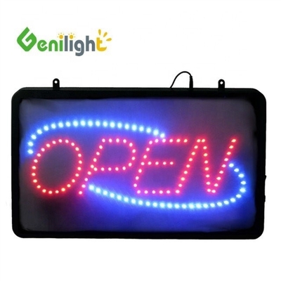 Veelkleurig LED open winkelbord Helder oog-vangend voor zakelijke promotie