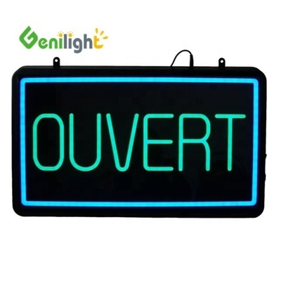 Geanimeerd neon-LED-bord met afstandsbediening Ovale vorm 56*33 cm Schermdimensie