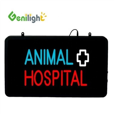 ABS open-vorm Outframe Genilight 56*33 cm ANIMAL HOSPITAL LED Neon Sign Voor wanddecoratie