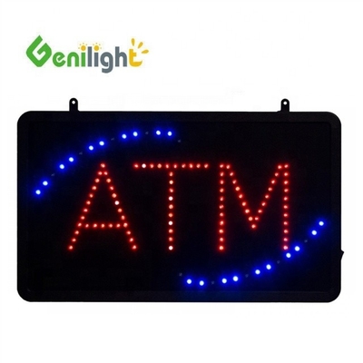 PCB-bord Acrylmateriaal en ovale vorm LED Reclamebank ATM Open teken