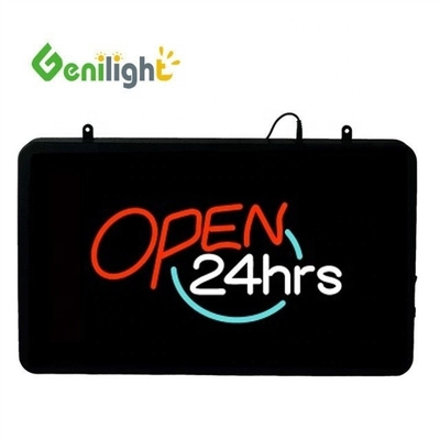 Animatie Display Functie Hoog verlicht Custom LED Open met uur neon teken