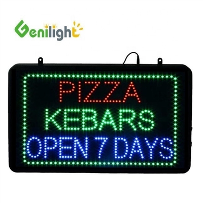 Genilight Indoor 22*13 inch DC12V Kebab Led Open Light Sign met Super Popular Design