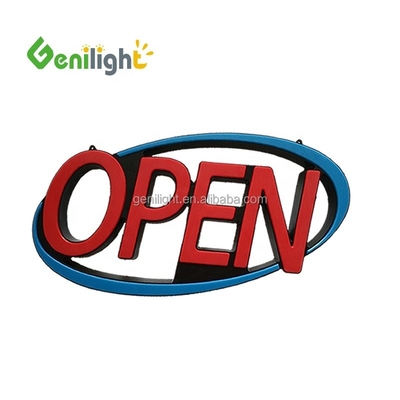 Blinkende animatiemodus Genilight 56*33 cm Full Color Elektronisch LED Neon OPEN Teken