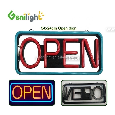 Touchscreen type acrylische LED neon open teken voor winkel