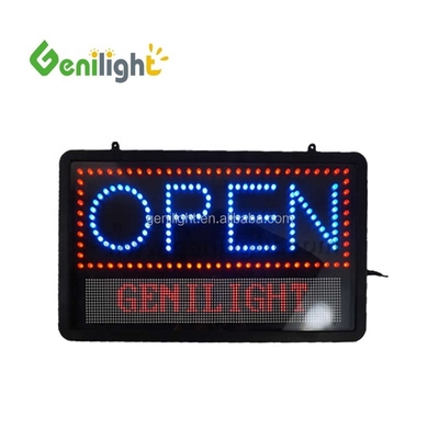 Winkel Decoratieve 12V LED Neon Open Teken met Acryl Plaat Contrastverhouding Zien Hoek H/V
