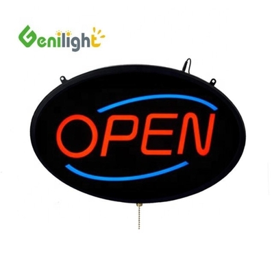 Winkel Decoratieve 12V LED Neon Open Teken met Acryl Plaat Contrastverhouding Zien Hoek H/V