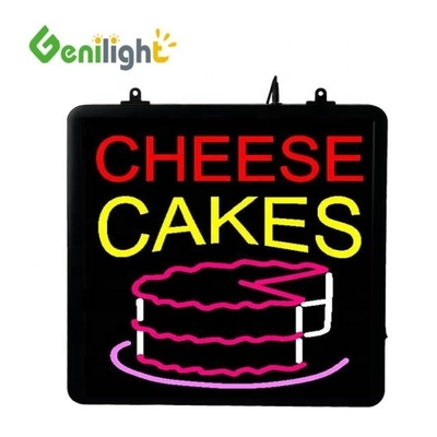 Deco stijl Custom LED ijscake Neon bord met Acryl Front Board Display