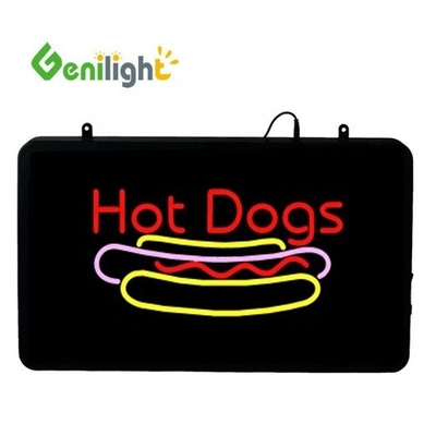 Deco stijl Custom LED ijscake Neon bord met Acryl Front Board Display