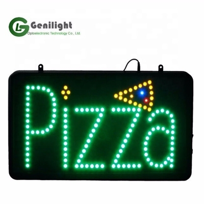 ABS Open-Mold Outframe Hoge helderheid Contrastverhouding Custom Pizza Planet LED Neon Sign
