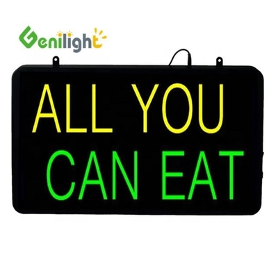 CE RoHS Indoor 56*33cm Genilight Geen leegstand Flash LED Open Sign Programmable LED Sign