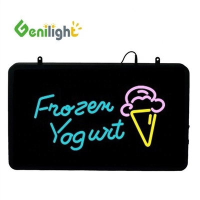 Genilight 22 * 13 inch Hoge helderheid Professionele ijsje Neon Sign Pixel Pitch