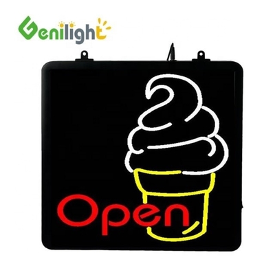Genilight 22 * 13 inch Hoge helderheid Professionele ijsje Neon Sign Pixel Pitch