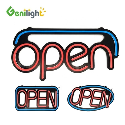 Contrastverhouding Full Color Open Neon Sign met afstandsbediening en instelbare helderheid