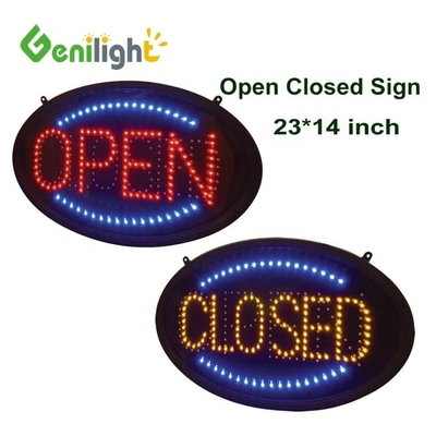 Indoor open bordbanner met LED-lichten 1,5 kg 30000 uur levensduur Hangend ontwerp