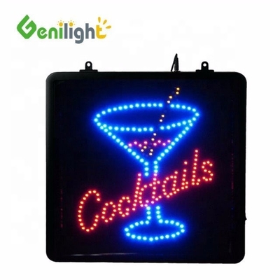 Volledig gekleurd acryl-inrichting op maat geleid bier neonbord met animatie-schermfunctie