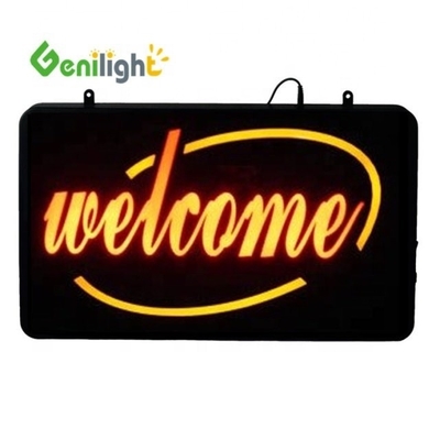 Volkleurige geanimeerde LED OPEN Business Sign voor winkelvenster display bij 25 C