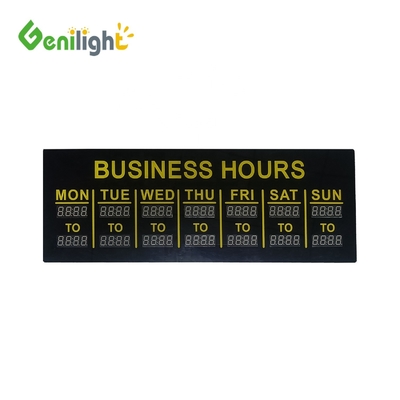Oogvangend half-outdoor LED neon open bord voor winkelvenster CE ROHS goedgekeurd