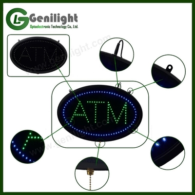 Aluminium-plastic achtergrond LED ATM bord met ultra helder schijnen en concurrerend