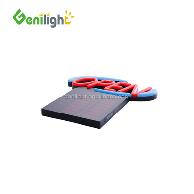 Acryl LED neon open bord met uren 12V Input Voltage Gemakkelijk en modieus ontwerp 54x52cm