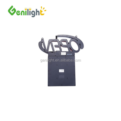 Acryl LED neon open bord met uren 12V Input Voltage Gemakkelijk en modieus ontwerp 54x52cm