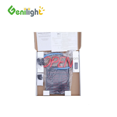 Acryl LED neon open bord met uren 12V Input Voltage Gemakkelijk en modieus ontwerp 54x52cm
