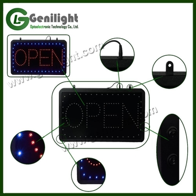 Indoor Reclame 56*33cm RGB LED Moving Open Sign met lange levensduur van origineel