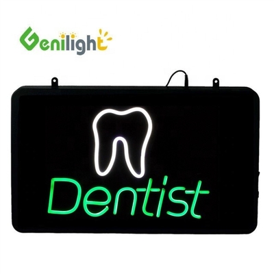 Restaurant Hotel Leveringen Custom Size LED Neon Sign Letter met Tand Logo door Genilight