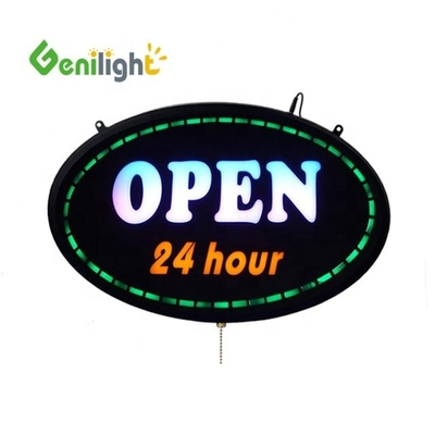 Indoor Decoration LED Sign Board Open 24 uur 5 mm Helderheid LED