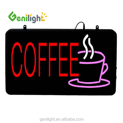 Heldere displayplaat 12V neon LED koffiebord voor hanginstallatie GLT-LSN5633-037