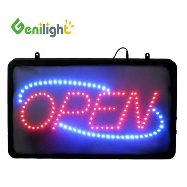 Custom Easy Hanging LED Lights Flex Neon Sign OPEN voor reclame Pixel Pitch Resolutie