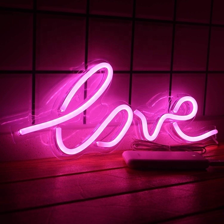 50000 uur levensduur Business Neon Sign Grote LED Liefde Licht voor gepersonaliseerd ontwerp