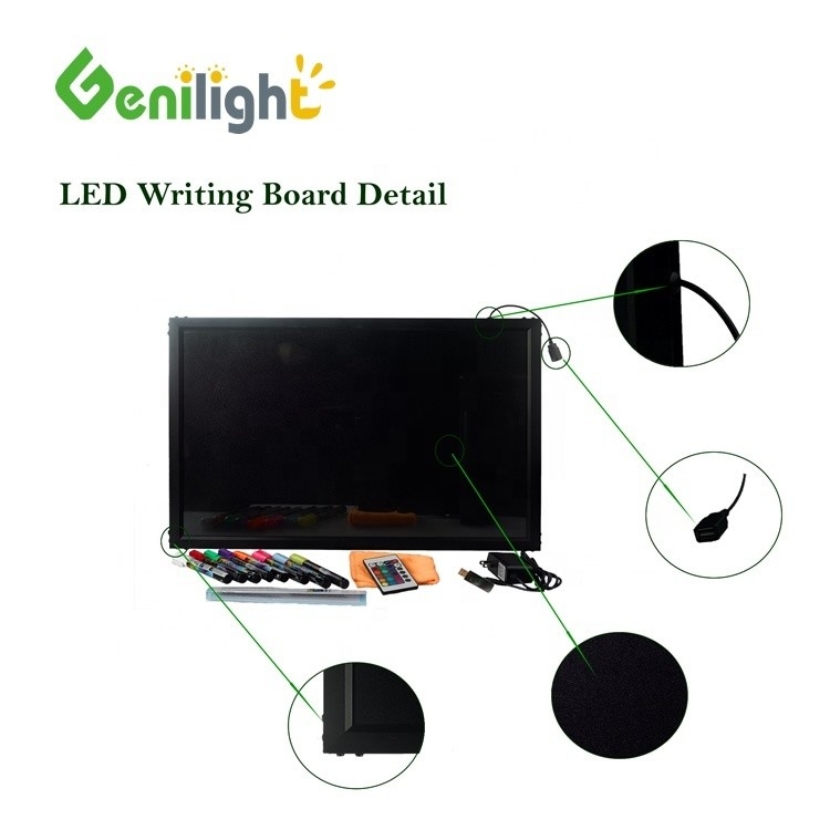 Aluminiumlegering Buitenkader LED Schrijfbord voor LED Message Menu Sign Smd5050 40*60cm