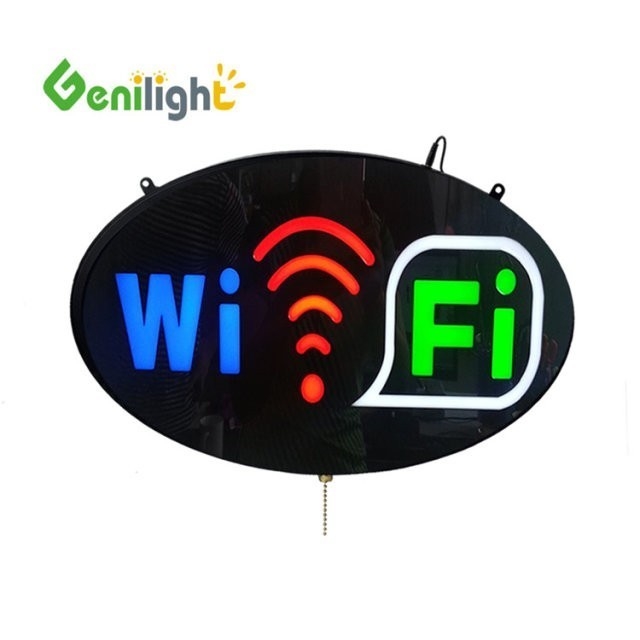 Animatie Display Functie Full Color WIFI LED Neon Sign met ABS Open-Mold Outframe