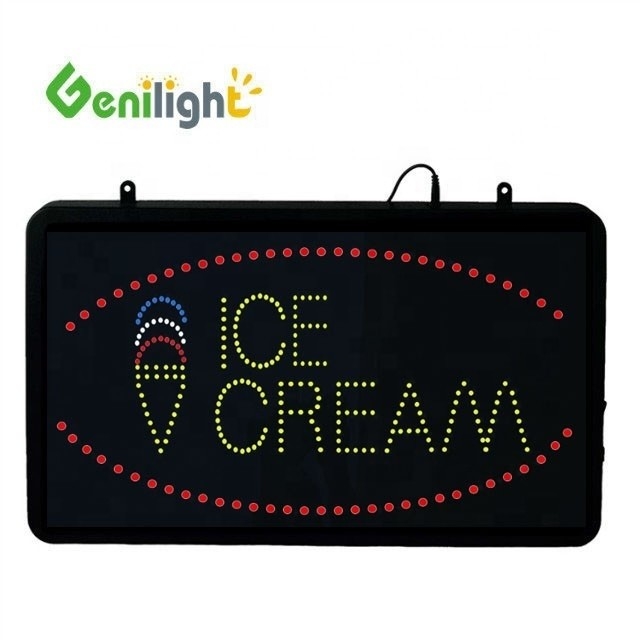 56*33 Panelgrootte Genilight IJssubstraat LED Acryl open bord met touchscreen