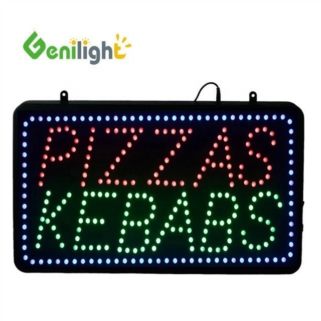 Programmable Scrolling LED Electric Display Genilight Indoor 56*33cm voor PIZZAS KEBABS