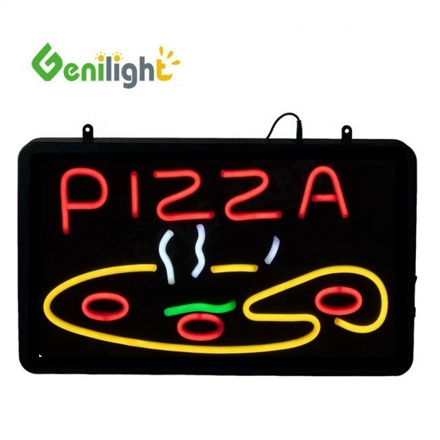 High Resolution Genilight 22*13 inch PIZZA Logo LED Neon Sign met CE RoHS van Original